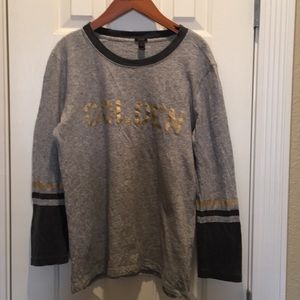J. Crew grey T-shirt long sleeves